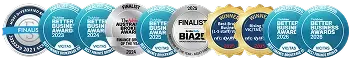 Industry award badges